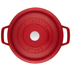 Staub Cocotte Vento Rotonda - 24 Cm, Ciliegia 8 Staub Cocotte Vento Rotonda - 24 Cm, Ciliegia -Coltelli 40501485 3