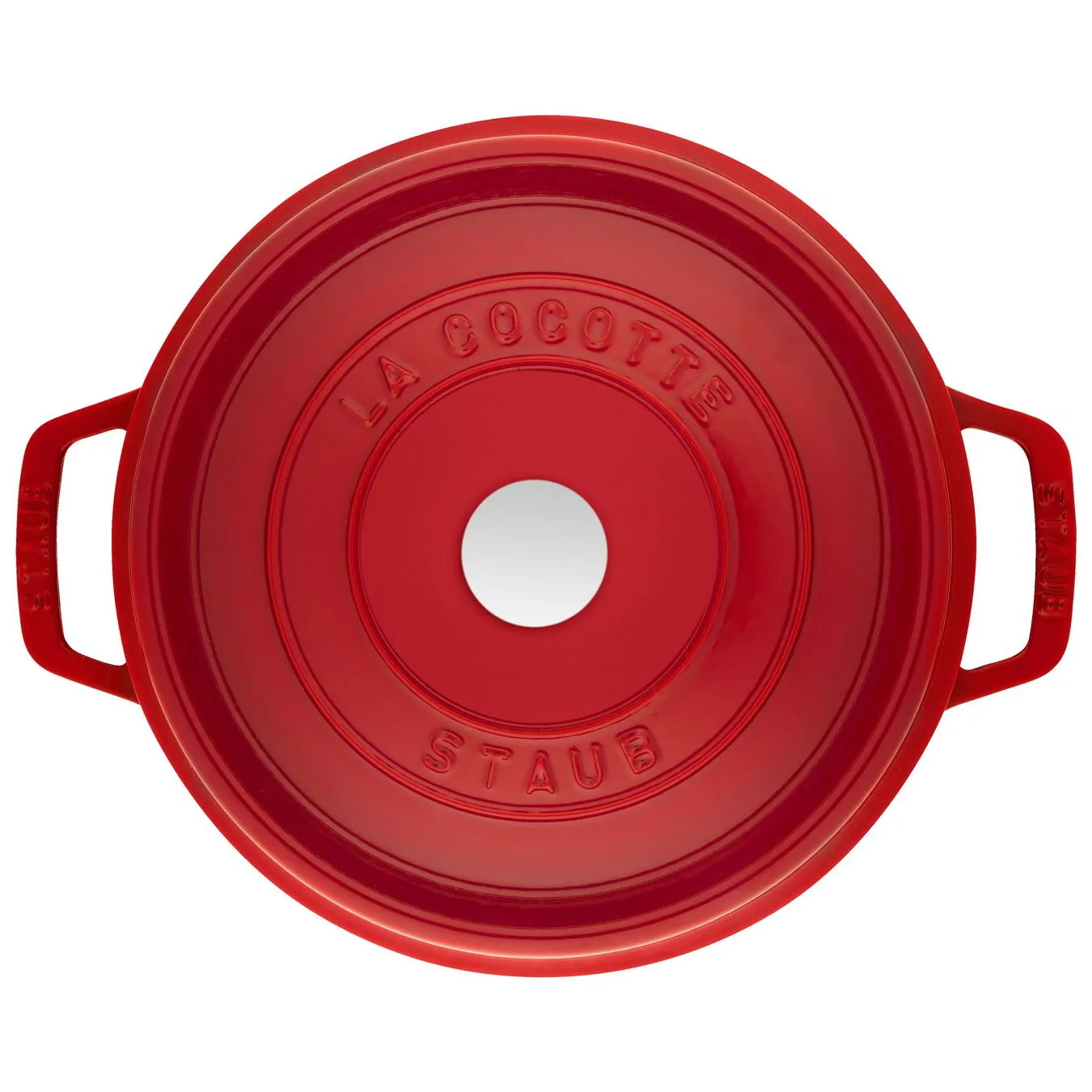 Staub Cocotte Vento Rotonda - 24 Cm, Ciliegia 3 Staub Cocotte Vento Rotonda - 24 Cm, Ciliegia - immagine 3