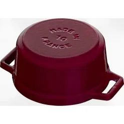 Staub Mini Cocotte Rotonda - 10 Cm, Bordeaux -Coltelli 40502 281 0 4