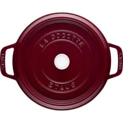 Staub Cocotte Rotonda - 26 Cm, Bordeaux -Coltelli 40502277 03