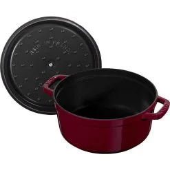 Staub Cocotte Rotonda - 28 Cm, Bordeaux -Coltelli 40502278 05