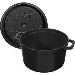 Staub Cocotte Vento Rotonda - 24 Cm, Nero 10 Staub Cocotte Vento Rotonda - 24 Cm, Nero -Coltelli 40502285 5