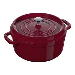 Staub Cocotte Rotonda - 22 Cm, Bordeaux