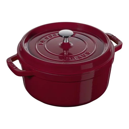 Staub Cocotte Rotonda - 22 Cm, Bordeaux 8 Staub Cocotte Rotonda - 22 Cm, Bordeaux -Coltelli 40502293
