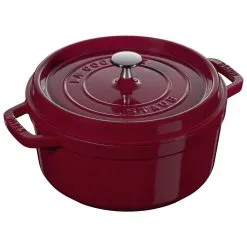 Staub Cocotte Rotonda - 24 Cm, Bordeaux