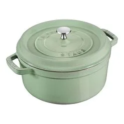 Staub Cocotte Rotonda - 18 Cm, Colore Grigio Grafite