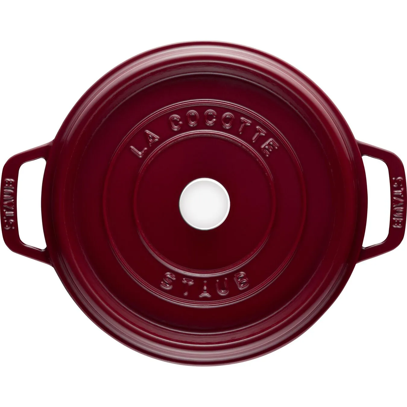 Staub Cocotte Vento Rotonda - 24 Cm, Bordeaux 3 Staub Cocotte Vento Rotonda - 24 Cm, Bordeaux - immagine 3