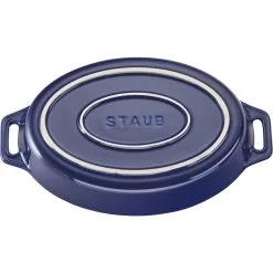 Staub Pirofila Ovale - 17 Cm, Blu Scuro -Coltelli 40508 604 3 1