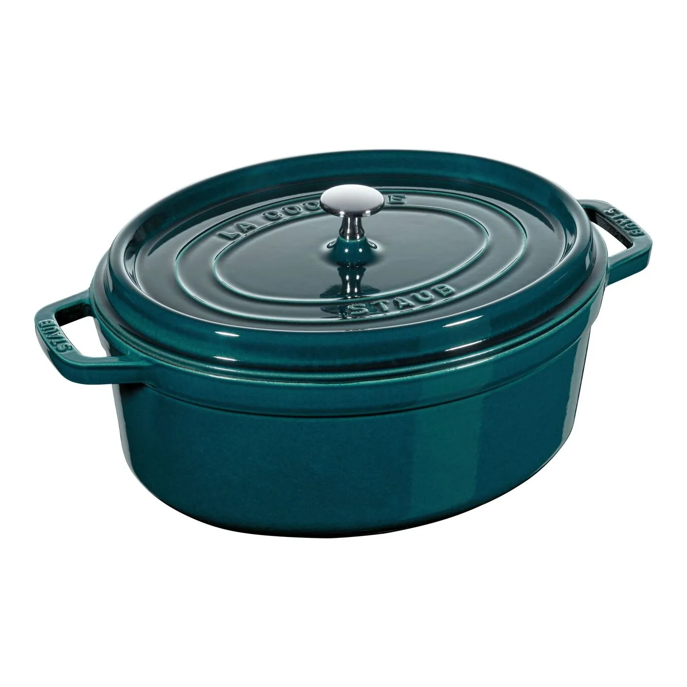 Staub Cocotte Ovale - 33 Cm, La-Mer 1 Staub Cocotte Ovale - 33 Cm, La-Mer