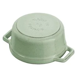 Staub Mini Cocotte Rotonda - 10 Cm, Salvia -Coltelli 40508 702 4