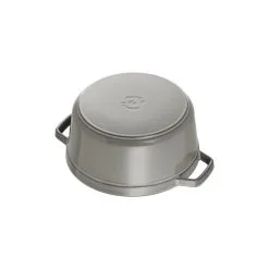 Staub Cocotte Rotonda - 18 Cm, Colore Grigio Grafite -Coltelli 40509 304 0 6