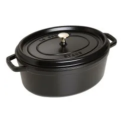 Staub Cocotte Ovale - 33 Cm, Nera