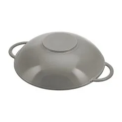 Staub Wok Con Coperchio In Vetro Rotondo - 37 Cm, Grigio Grafite 7 Staub Wok Con Coperchio In Vetro Rotondo - 37 Cm, Grigio Grafite -Coltelli 40509 336 0 4