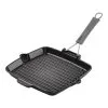 Staub Grill Con Becchi Quadrata - 24 X 24 Cm, Nero