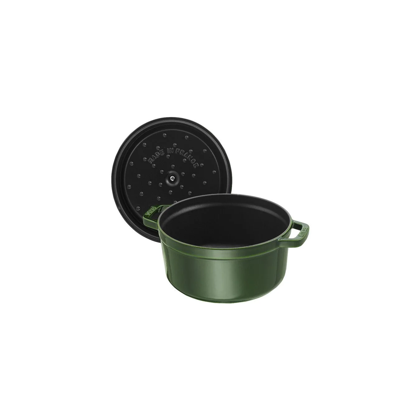 Staub Cocotte Rotonda - 22 Cm, Basilico 4 Staub Cocotte Rotonda - 22 Cm, Basilico - immagine 4