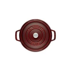 Staub Cocotte Rotonda - 28 Cm, Granatina -Coltelli 40509 355 0 2