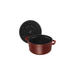 Staub Cocotte Rotonda - 22 Cm, Granatina -Coltelli 40509 355 0 5