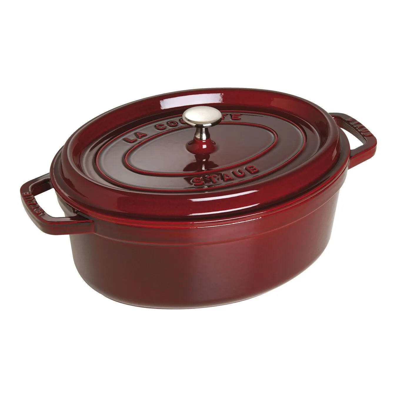 Staub Cocotte Ovale - 29 Cm, Granatina 1 Staub Cocotte Ovale - 29 Cm, Granatina