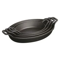 Staub Pirofila Ovale - 28 Cm, Nera -Coltelli 40509 391 0 2 1