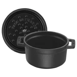 Staub Cocotte Rotonda - 12 Cm, Nera -Coltelli 40509 471 0 000000882