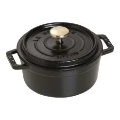 Staub Cocotte Rotonda - 12 Cm, Nera