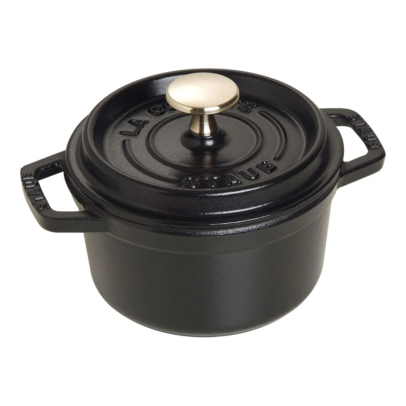 Staub Cocotte Rotonda - 14 Cm, Nera 1 Staub Cocotte Rotonda - 14 Cm, Nera