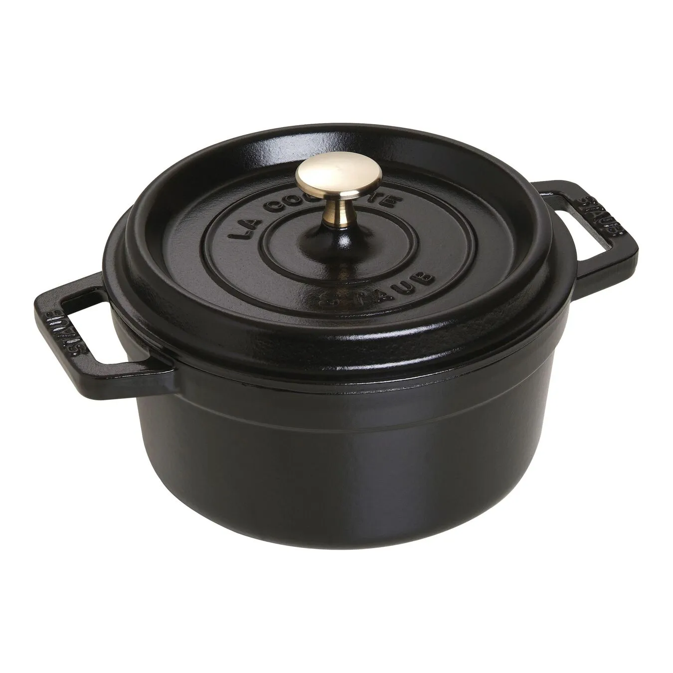 Staub Cocotte Rotonda - 20 Cm, Nera 1 Staub Cocotte Rotonda - 20 Cm, Nera
