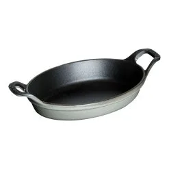 Staub Pirofila Ovale - 15 Cm, Colore Grigio Grafite