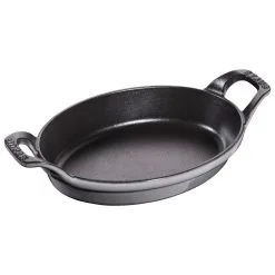 Staub Pirofila Ovale - 21 Cm, Colore Grigio Grafite