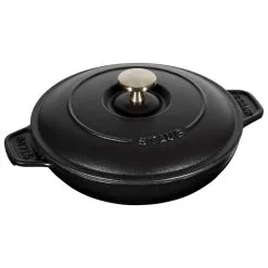 Staub Pirofila Con Coperchio Rotonda - 20 Cm, Nero