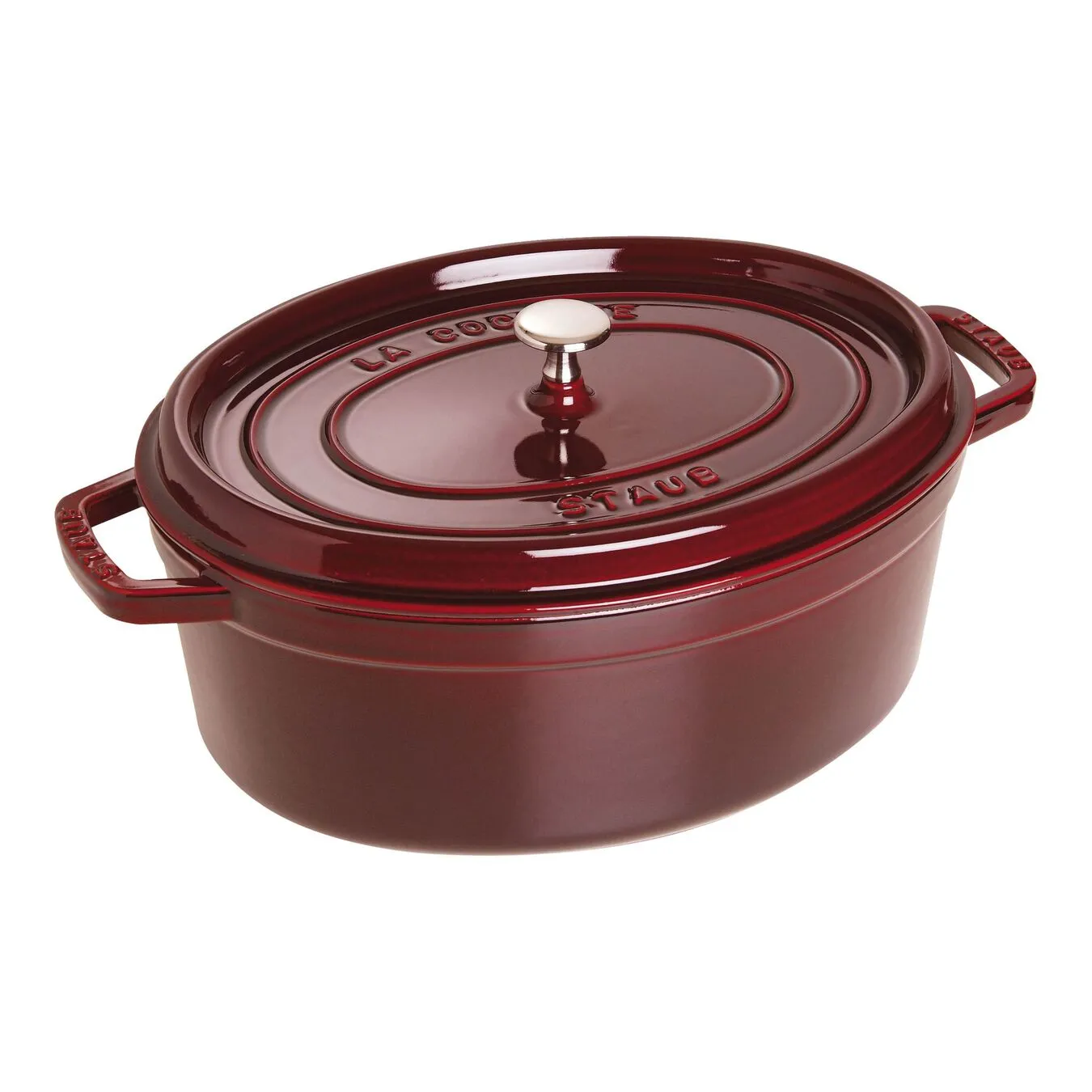 Staub Cocotte Ovale - 33 Cm, Granatina 1 Staub Cocotte Ovale - 33 Cm, Granatina