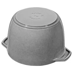 Staub Cocotte Per Riso 16 Cm, Rotondo, Grigio Grafite, Ghisa -Coltelli 40509 703 0 3