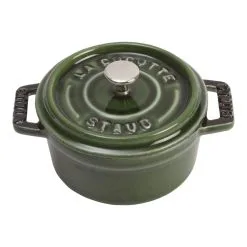 Staub Mini Cocotte Rotonda - 10 Cm, Basilico
