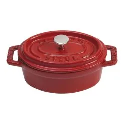 Staub Mini Cocotte Ovale - 11 Cm, Ciliegia