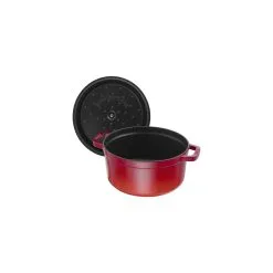 Staub Cocotte Rotonda - 30 Cm, Ciliegia 8 Staub Cocotte Rotonda - 30 Cm, Ciliegia -Coltelli 40509 814 0 5 2