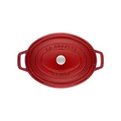 Staub Cocotte Ovale - 27 Cm, Ciliegia -Coltelli 40509 830 0 2 2