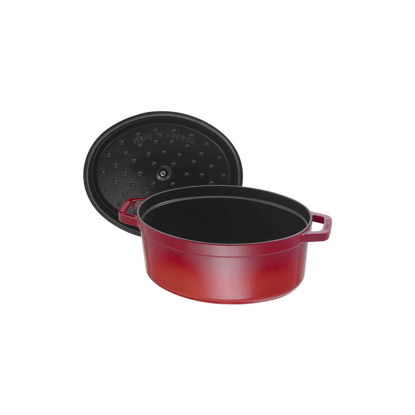Staub Cocotte Ovale - 37 Cm, Ciliegia 2 Staub Cocotte Ovale - 37 Cm, Ciliegia - immagine 2
