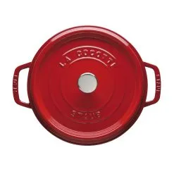 Staub Cocotte Rotonda - 28 Cm, Ciliegia -Coltelli 40509 835 0 3