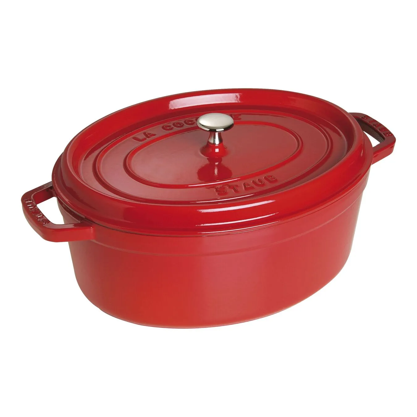 Staub Cocotte Ovale - 37 Cm, Ciliegia 1 Staub Cocotte Ovale - 37 Cm, Ciliegia