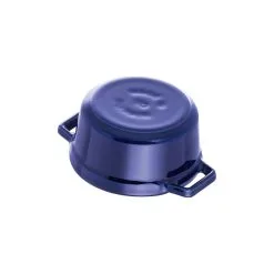 Staub Mini Cocotte Rotonda - 10 Cm, Blu Scuro -Coltelli 40510 262 0 4