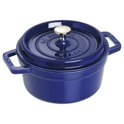 Staub Cocotte Rotonda - 20 Cm, Blu Scuro