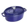 Staub Cocotte Ovale - 29 Cm, Blu Scuro