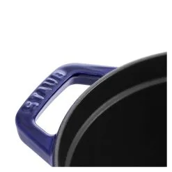 Staub Cocotte Ovale - 29 Cm, Blu Scuro -Coltelli 40510 288 0 3