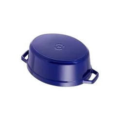 Staub Cocotte Ovale - 29 Cm, Blu Scuro -Coltelli 40510 288 0 6