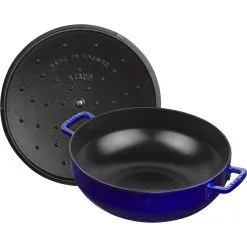 Staub Tegame Bouillabaisse Rotondo - 28 Cm, Blu Scuro -Coltelli 40510 326 0 4