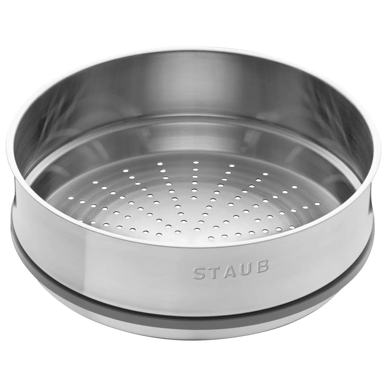 Staub Cocotte Con Cestello A Vapore Rotonda - 26 Cm, Nero 4 Staub Cocotte Con Cestello A Vapore Rotonda - 26 Cm, Nero - immagine 4