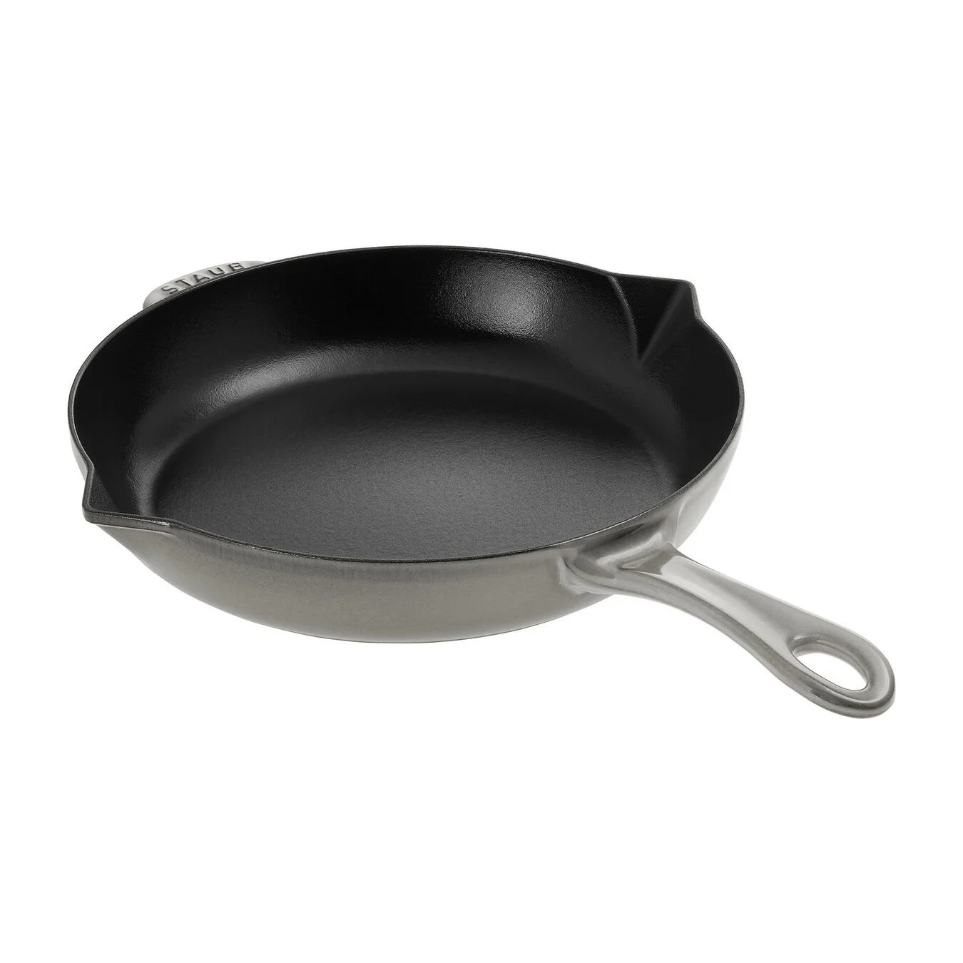 Staub Padella Con Becchi - 26 Cm, Ghisa, Black Matt 2 Staub Padella Con Becchi - 26 Cm, Ghisa, Black Matt - immagine 2