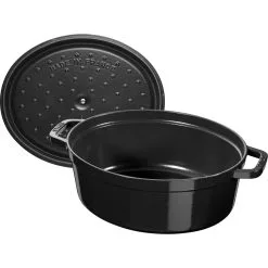Staub Cocotte Ovale - 31 Cm, Nera Lucida 9 Staub Cocotte Ovale - 31 Cm, Nera Lucida -Coltelli 40510 639 0 4