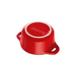 Staub Mini Cocotte Rotonda - 10 Cm, Ciliegia 10 Staub Mini Cocotte Rotonda - 10 Cm, Ciliegia -Coltelli 40510 785 0 5