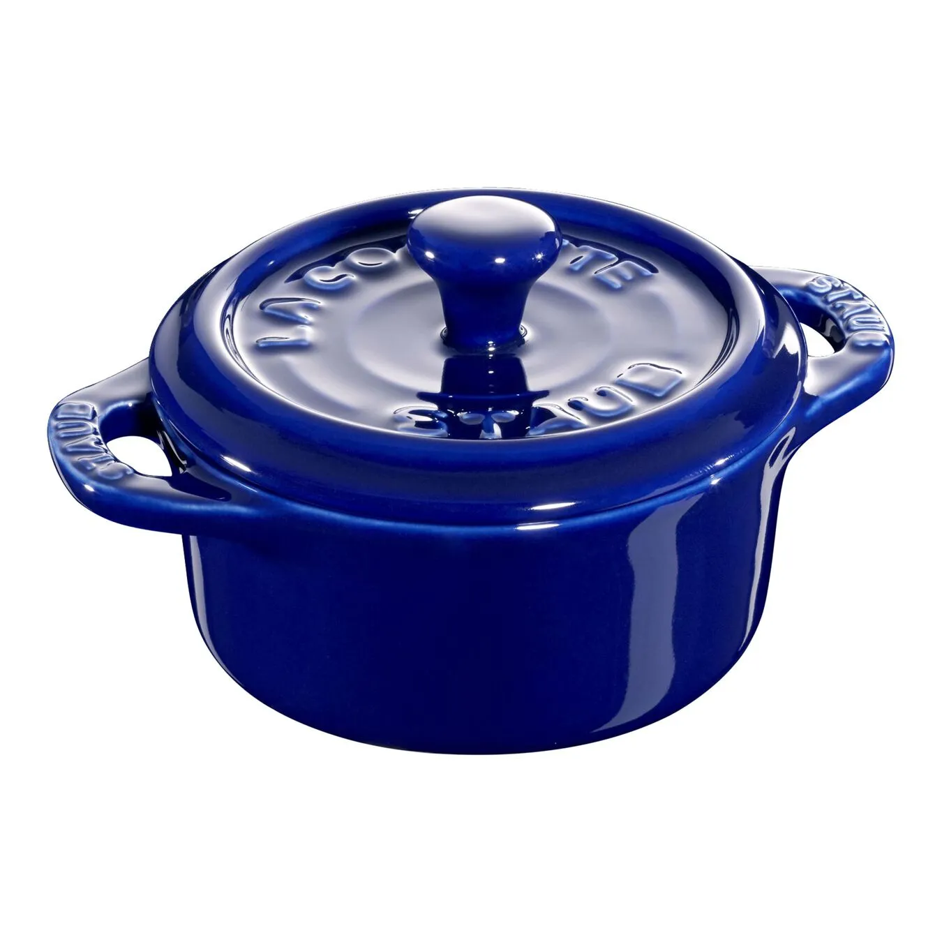 Staub Mini Cocotte Rotonda - 10 Cm, Blu Scuro 1 Staub Mini Cocotte Rotonda - 10 Cm, Blu Scuro